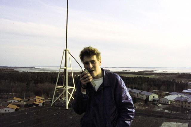 Arto OH7BD ja IC-2E kokeilee