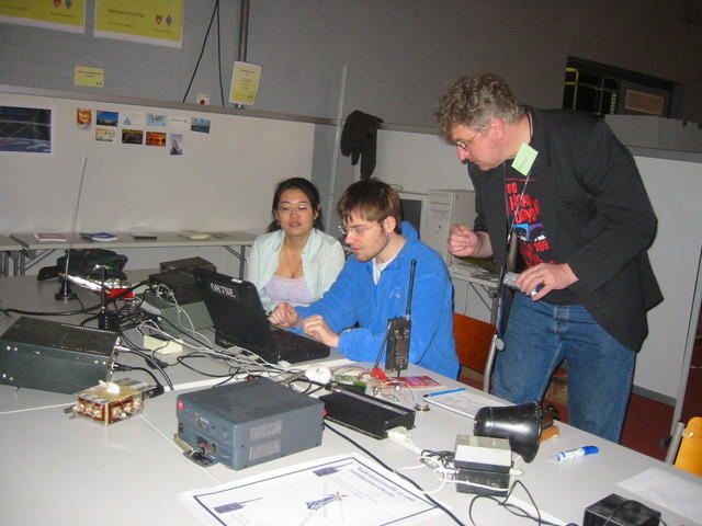 Vierailevat opiskelijat pitävät yhteyttä kotimaahansa Saksaan.