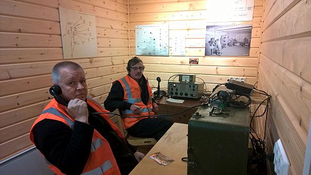 Manu (OH7UE) ja Antti (OH7ENS) Rukajärvikeskuksessa 2017