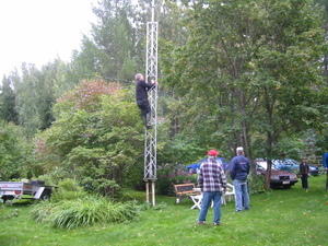 Pentin OH7HAD antennimaston purku